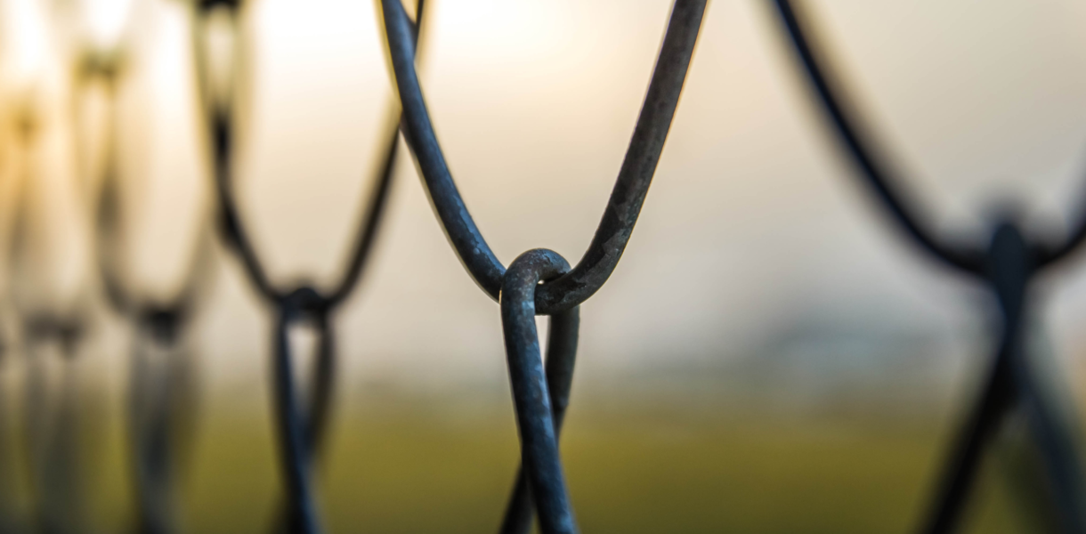 Photo of a prison fence